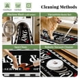 thumbnail image 6 of Washable Laundry Room Rug, 24"X72" Non Slip Soft Low-Pile Laundry Mat Farmhouse Laundry Room Decor Area Rug for Kitchen Bathroom Black Plaid, 6 of 8