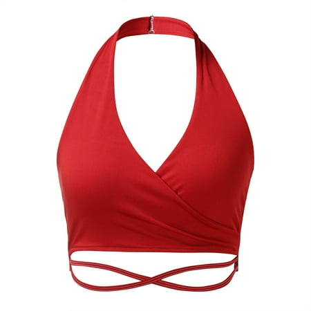 

QYZEU Woman Lingerie Vest Womens Swing Clubwear Tops Fashion V-Neck Tank Casual Ladies