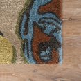 thumbnail image 4 of Jaipur Living Petal Pusher Handmade Floral Multicolor White Square Area Rug 10'X10', 4 of 10
