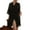 Black, variant on Women's Satin Robe Summer Wedding Party Loungewear Bride Bridesmaid Bath Robe Silky Soft Lace Cool Spring V Neck House Black Small