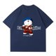 thumbnail image 1 of Camisetas de algodón con estampado de gato de dibujos animados para hombre, Tops de manga corta, camisetas informales de gran tamaño, camiseta Y2K con cuello redondo, Verano, 1 of 4