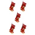 thumbnail image 2 of Yuarrent Colgante de calcetín de Navidad Calcetín Dulce Snack Colgando Bolsa de regalo Fiesta Año nuevo Adorno Familia Chimenea Árbol Estilo Type2 NO2 Yuarrent CBP162493, 2 of 4