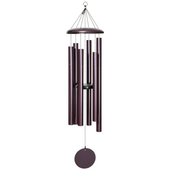 Corinthian Bells by Wind River - 50 inch Plum Wind Chime for Patio, Backyard, Garden, and Outdoor Decor (Aluminum Chime) Made in The USA