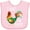 AD-Pink, variant on Inktastic Farmer I Rule the Roost Rooster Boys or Girls Baby Bib