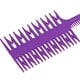 thumbnail image 4 of Peine profesional para mujeres y niñas, peine de plástico para peinar, peines para tejer Púrpura jinwen Peine de realce profesional, 4 of 7