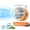Orange, variant on Stepless Speed Cooler, Precision Wind Circulator, Smart Desktop Fan Ventilador, Silent Portable Rechargeable Device for Home Office Patio Indoor Working Rest