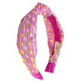 thumbnail image 1 of FROG SAC Diadema anudada de confeti para niñas, bandas para el cabello con nudo para niños, linda banda para la cabeza de tela de moda (rosa), 1 of 5