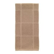 T-Fal Sand Cotton Checked Parquet Kitchen Towel, Pack of 6