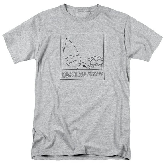 Regular Show Poloroid Officially Licensed Adult T-Shirt 4XL