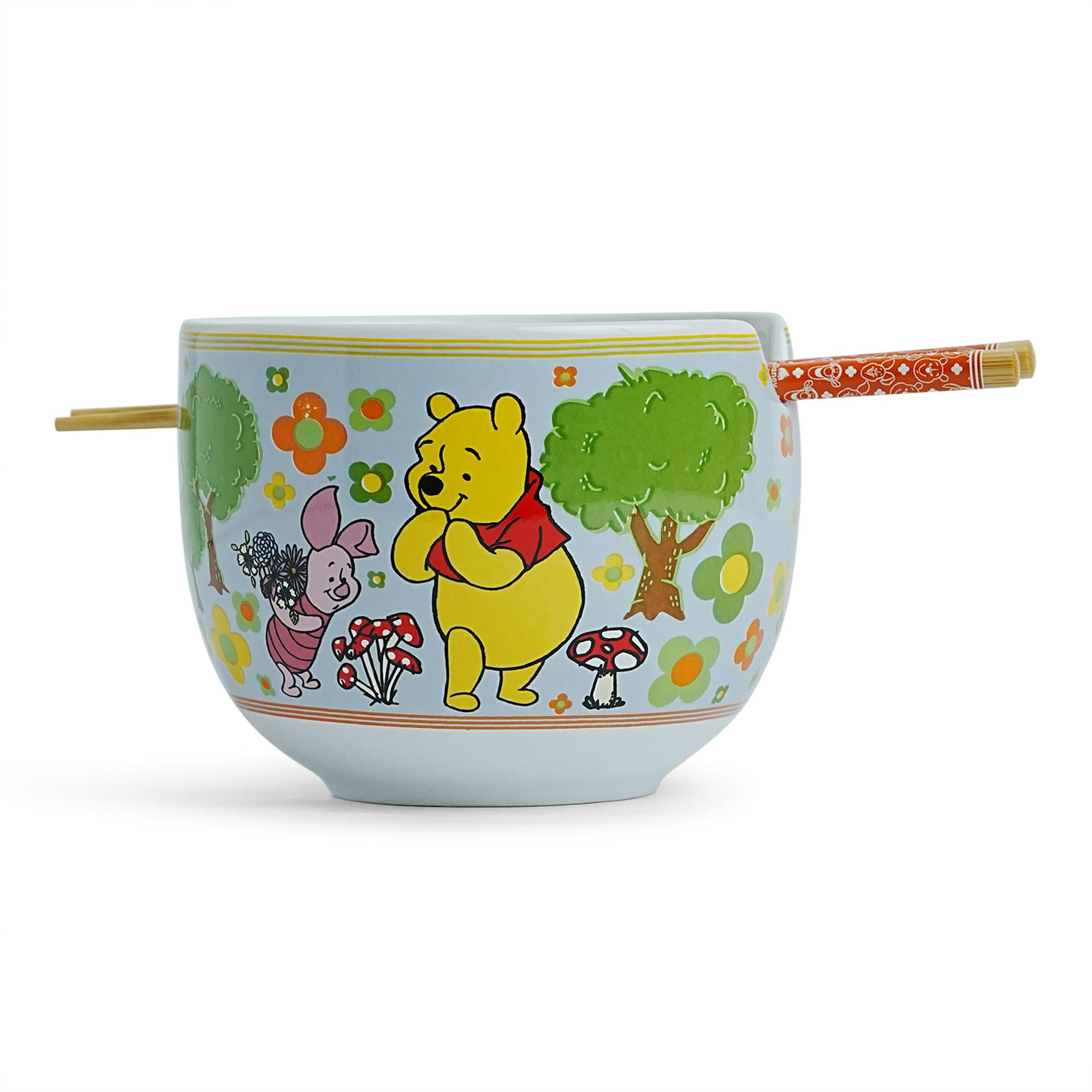 Disney Winnie the Pooh Allover Icons 20-Ounce Ramen Bowl and