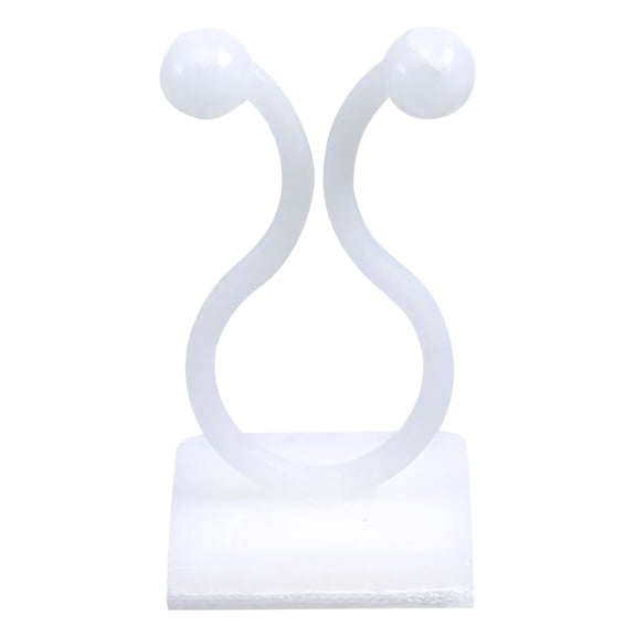 100Pcs Large No-Trace Adhesive Hooks For Climbing Vines And Plants - Vines And Greenery Wall Fixing - Home Office Indoor Outdoor Garden Decoration, Plant Support Clips, Wall