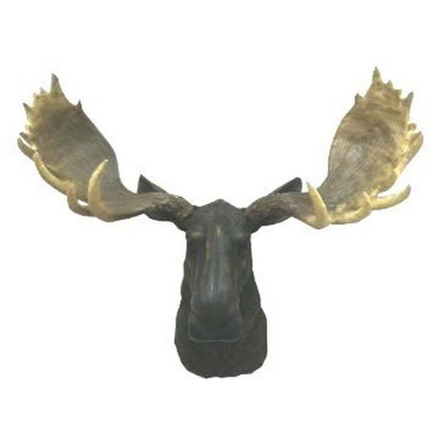 MOOSE HEAD WALL MOUNT DECOR - Walmart.com - Walmart.com
