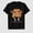 Black-31, variant on Men's Thanksgiving Turkey Conversation Graphic T-Shirt, 100% Cotton Short Sleeve Shirt