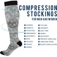 thumbnail image 4 of Coolnut Camouflage Compression Socks, 1 Pack Women Men Long Stocking (20-30mmHg) Travel Knee High Stockings for Athletic Sports,Running,Cycling,Nursing, 4 of 6