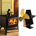 thumbnail image 1 of Wood Stove Fan, Fireplace Heat Fan, Fireplace Fan, High Temperature Resistance Stove Fan, for Heat Distribution Home Durable Improve the Hot Air Circulation, 1 of 8