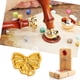thumbnail image 5 of Cabeza de esmalte en forma especial, cabeza de cera de esmalte en relieve 3D Retro para álbum de recortes de regalo JShteea El nuevo, 5 of 7