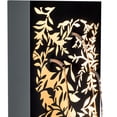 thumbnail image 4 of Christopher Knight Home 30.71" Outdoor Fountain with LED Lights, Leaf Cutout Water Wall Feature, Light Gray, 4 of 11
