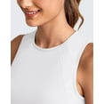thumbnail image 4 of G4Free Lightweight Workout Tank Tops for Women High Neck Athletic Long Tanks Sleeveless Summer Running Gym Shirts, 4 of 8