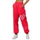 thumbnail image 1 of WILLBEST Pantalones Deportivos Ligeros con Forro para Mujer, de Pierna Recta y Ancha, para Entrenamientos y Comodidad Diaria, con Bolsillos. Grande, 1 of 3