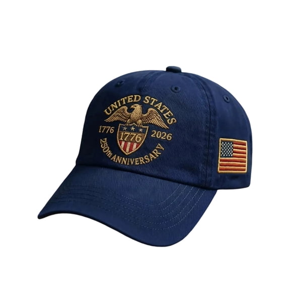 250 Anniversary USA Hat, America 250 Hat,America 250th Anniversary USA Hat Eagle Printed Patriotic Hats Adjustable Baseball Cap