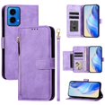 thumbnail image 3 of Funda para Motorola Moto G45 5G/G34 5G Cartera de Mano con Cremallera y Correa Cruzada Desmontable, 3 of 5