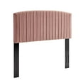 thumbnail image 2 of Modway Rebecca Performance Velvet Twin Headboard in Dusty Rose, 2 of 10