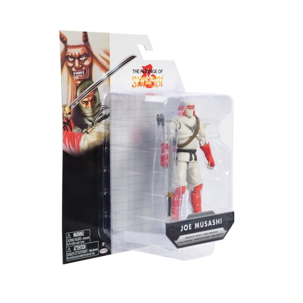 SEGA, Shinobi Joe Musashi Ninja Action Figure, 4 inch, Multicolor