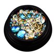 thumbnail image 4 of maskred 1/2/3/5 Hi.FANCY Multi Types 3D Gold Silver Crystal Rhinestones Pearl Alloy Glitter Jewelry Manicure Sticker Tips Decor 8 5PCS, 4 of 6