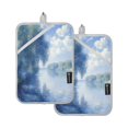 thumbnail image 7 of Yayeee Pot Holders Kitchen Heat Resistant with Pocket 7"x9.8" Cotton Oven Cooking Hot Pads, Plants and River, 7 of 7