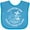 Turquoise, variant on Inktastic Vacation Time in South Padre Island Boys or Girls Baby Bib