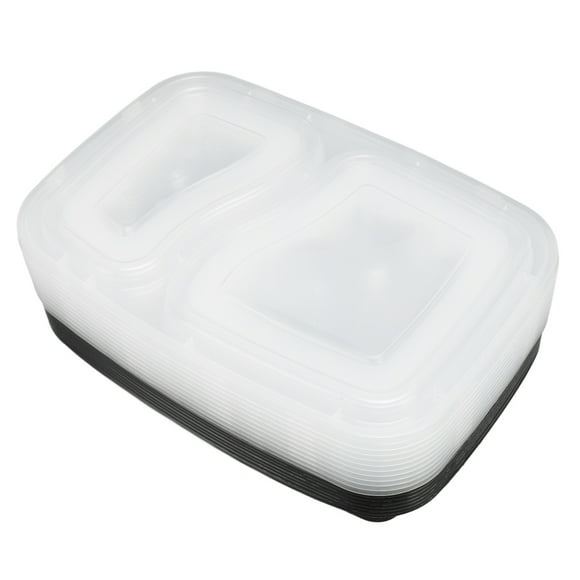 10pcs Take Out Containers Plastic Lunch Box Set Reusable Disposable Food Storage Containers For School Office Travel