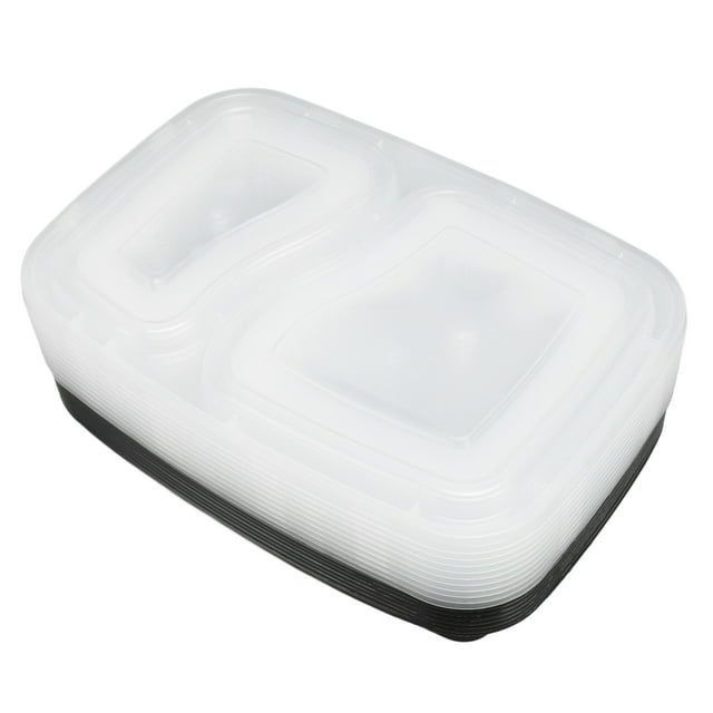 10pcs Take Out Containers Plastic Lunch Box Set Reusable Disposable Food Storage Containers For School Office Travel