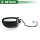 thumbnail image 4 of Reemplazo del espejo lateral derecho Unique Bargains para Honda CIVIC, plegable manual, negro brillante, 4 of 6