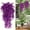 Purple, variant on 2-Pack Artificial Hanging Plants - 29.9 Inch Fake Ivy Vine for Indoor/Outdoor Wall Decor