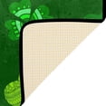 thumbnail image 3 of GZHJMY St. Patrick's Day Shamrocks Door mat Non Slip Floor Door Rug, Soft Floor Mat for Kitchen Garden Bedroom Indoor Outdoor Entrance Home Holiday Decoration 23.6" x15.7", 3 of 7