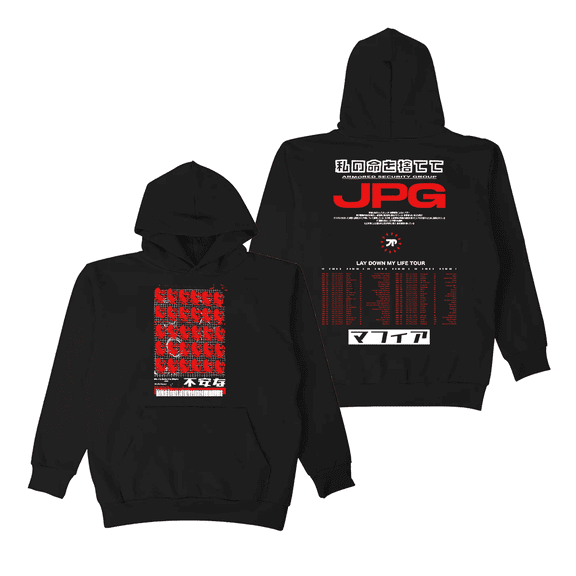 Jpegmafia Merch Hoodie Lay Down My Life Tour Hoodies JPG Logo Hip Hop Long Sleeve Men Women Pullover