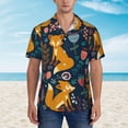 thumbnail image 3 of Men's Hawaiian Shirt Casual Short Sleeve Button Down Shirt Tropical Beach Shirt, 3 of 8