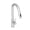 Brushed Nickel + ABS + Ceramic + Stainless Steel + zinc + Modern+1, variant on LIANGKA Modern 18.83 Inch Pull-Down Kitchen Sink Faucet CUPC Certified High Performance Kitchen Tap for Home Kitchen Renovation