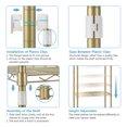 thumbnail image 3 of VIPEK V1S Wire Garment Rack Heavy Duty Clothes Rack , Max Load 500LBS, Gold, 3 of 8