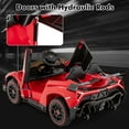 thumbnail image 5 of OLAKIDS 2 Seater Kids Ride on Car, 12V 4WD Licensed Lamborghini Veneno Powered Electric Vehicle with Hydraulic Doors, Rocking Mode, Adjustable Speeds, Remote Control, MP3, Headlight, 5 of 10
