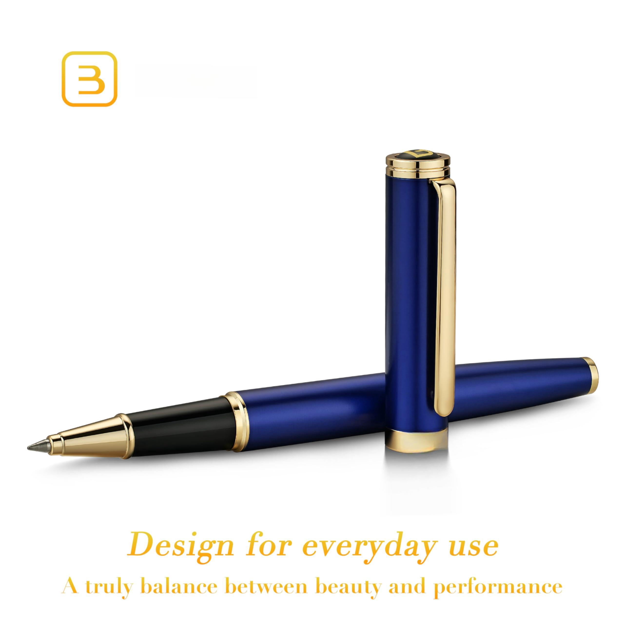 Luxury Rollerball Pen Trim Noble And Elegant Designs Ink Refill  Roller Ball Gift Set For Men & Women Professional Executive Office Nice Pens