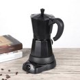 thumbnail image 3 of Cafetière Électrique Portable 300ml en Acier Inoxydable pour Espresso Moka Perculateur Outil, 3 of 5