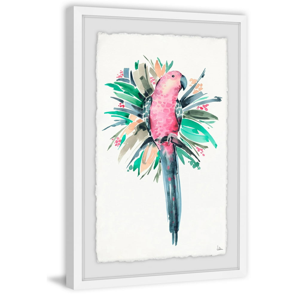 Tropical Bird II Framed Painting Print