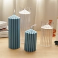 thumbnail image 5 of Coarse Rack Tip Scented Candle Mold Geometric Shape Plastic Candle Making Molds for Making Paraffin Wax and Carnauba Wax, 5 of 5
