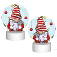 thumbnail image 2 of Naloa Funny Christmas Gnome Acrylic LED Night Light Custom LED Lights Personalized Nightlight Customized Gifts for Family Couples Friends, 2 of 9