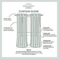 thumbnail image 3 of Exclusive Home Curtains Sateen Twill Woven Room Darkening Blackout Grommet Top Curtain Panel Pair, 52x63, Vanilla, 3 of 7