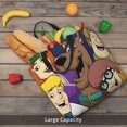 thumbnail image 6 of Lsque Scooby-Doo Pattern Tote Bag for Women, HandBags with Zipper, Large Capacity Casual Shoulder Handbags with Inner Pockets, 6 of 7