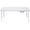 White, variant on SOLLED 4FT Folding Table, Heavy Duty Plastic Portable Desk with Handle, 300LBS Capacity, Adjustable Height for Camping Picnic Indoor Outdoor,Black