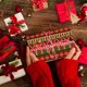 thumbnail image 5 of Adornos navideños, adornos navideños, regalos navideños, papel de regalo navideño para niños, caja de regalo, árbol de Navidad, pila de regalo, papel kraft, papel para ramo, 39,37 x 27,55 pulgadas, pa, 5 of 6
