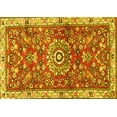 thumbnail image 1 of Ahgly Company Indoor Rectangle Medallion Yellow Traditional Area Rugs, 4' x 6', 1 of 4